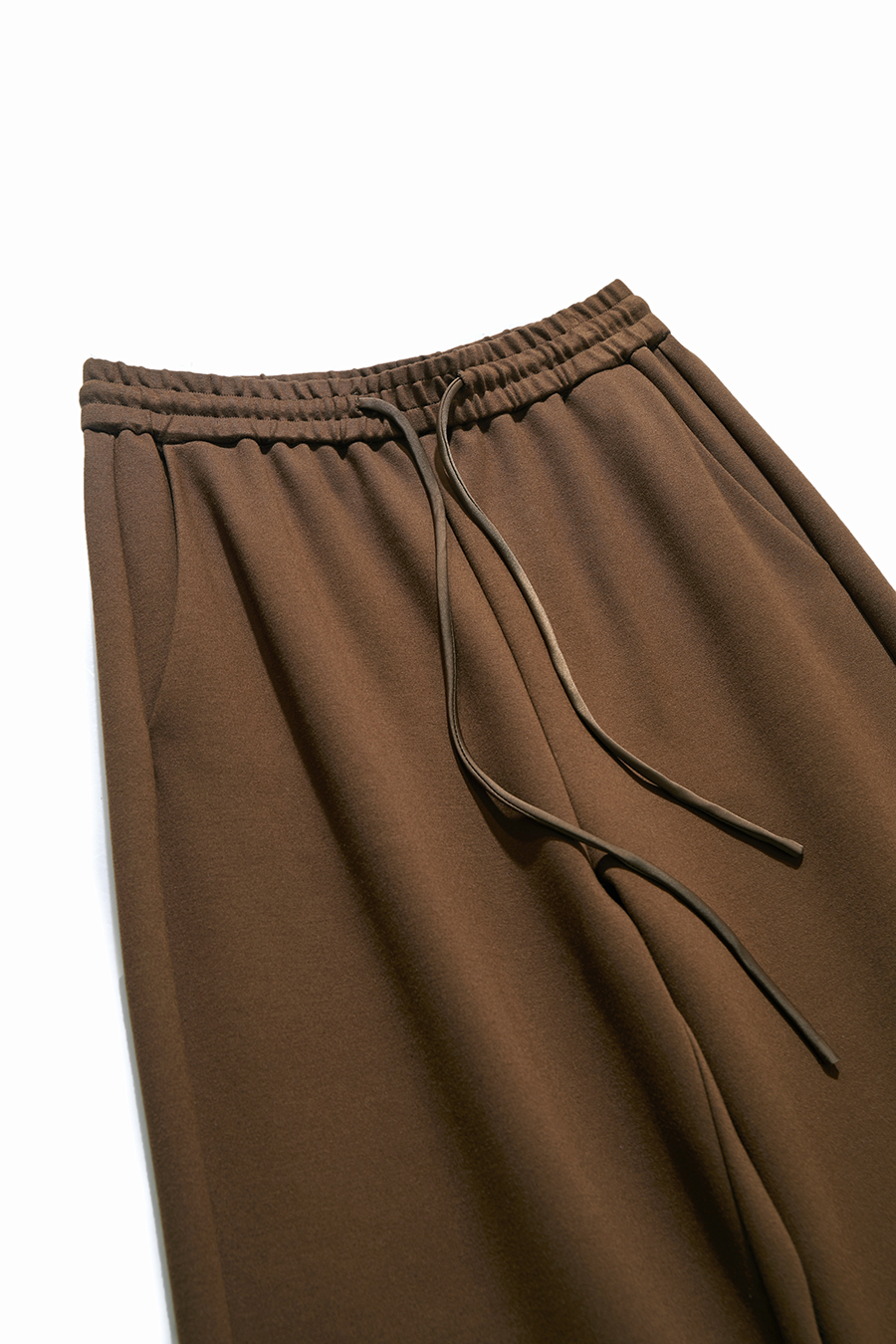 Belted Straight Leg Casual Long Pants|AMII-AMII.com