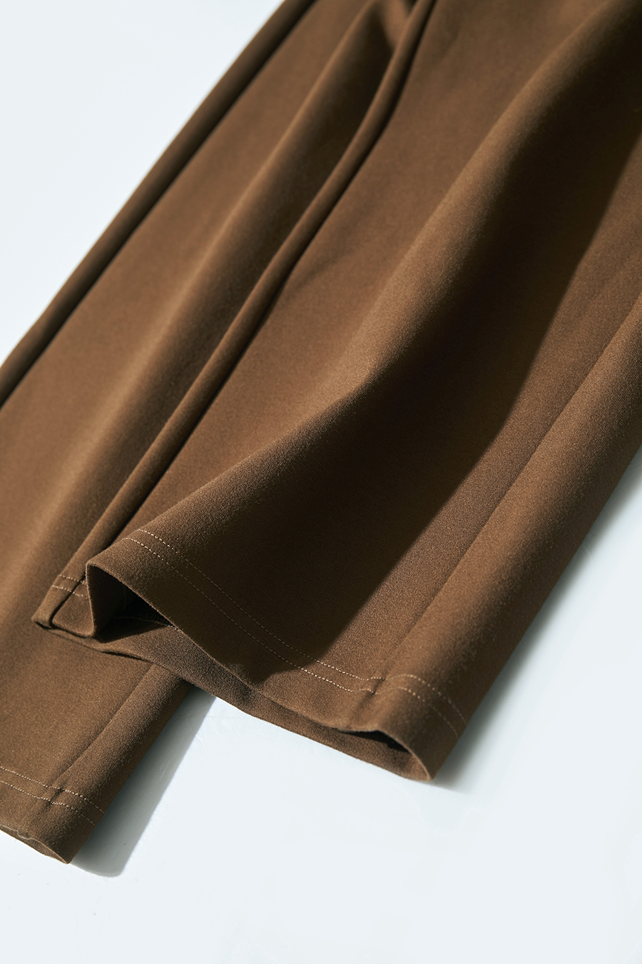 Belted Straight Leg Casual Long Pants|AMII-AMII.com