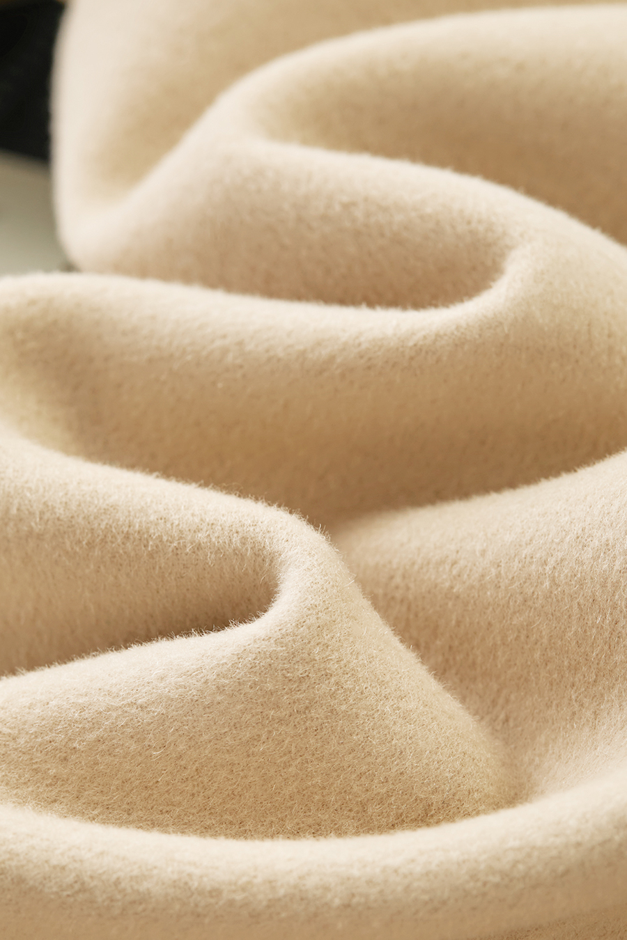 Mid-Length Double-Breasted Double-Faced Tweed Coat|AMII-AMII.com