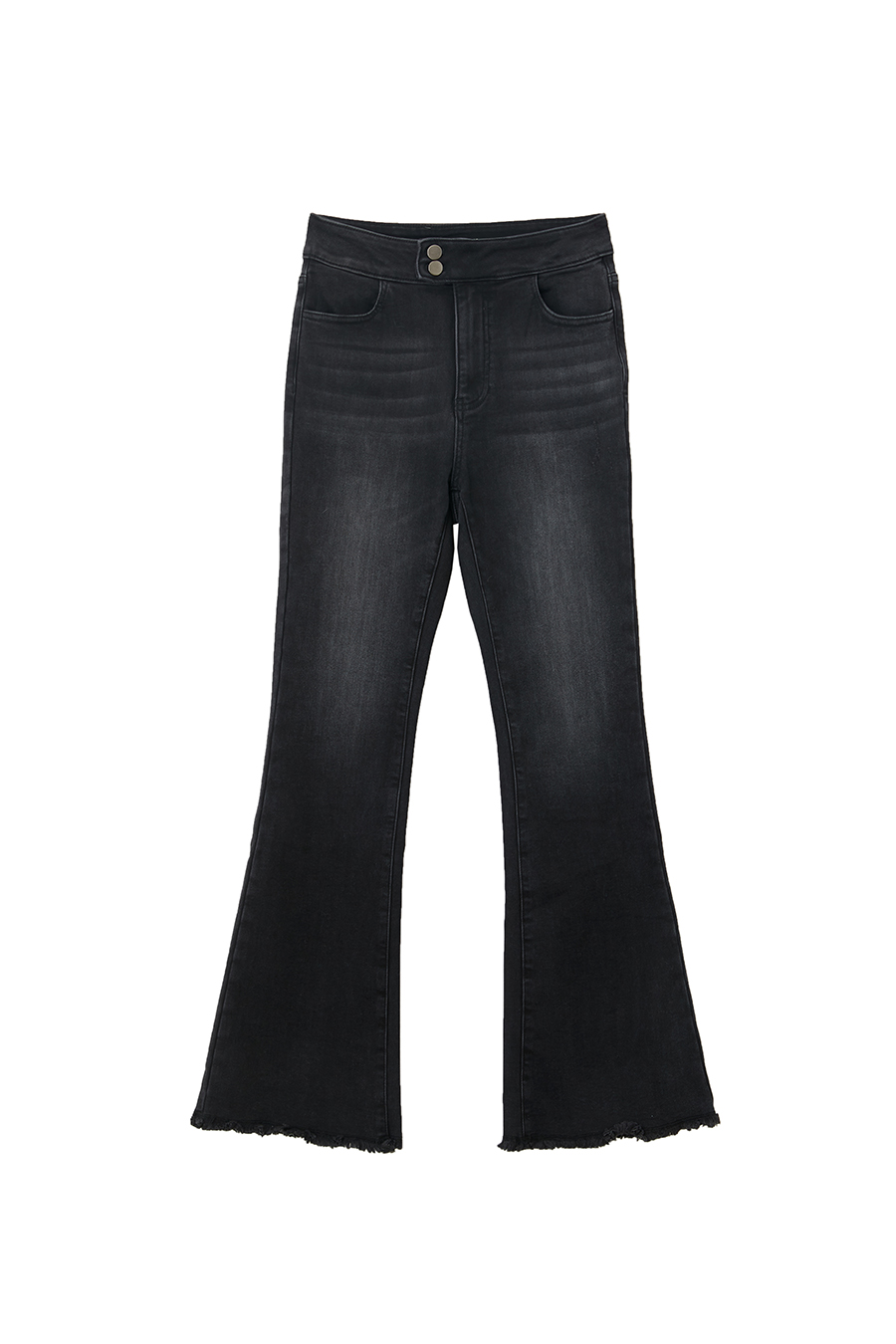 Micro - flare Fleece - lined Denim Long Pants|AMII-AMII.com