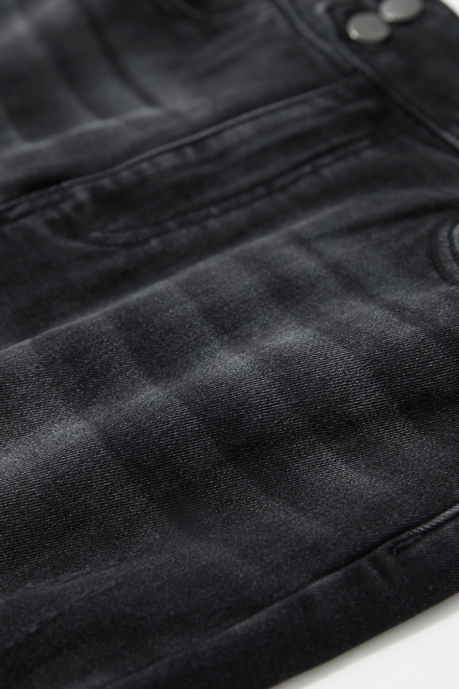 Micro - flare Fleece - lined Denim Long Pants|AMII-AMII.com