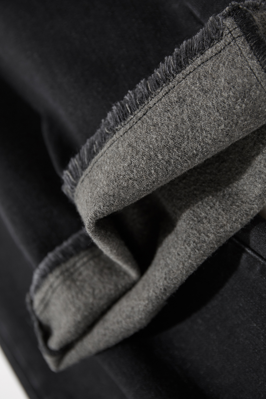 Micro - flare Fleece - lined Denim Long Pants|AMII-AMII.com