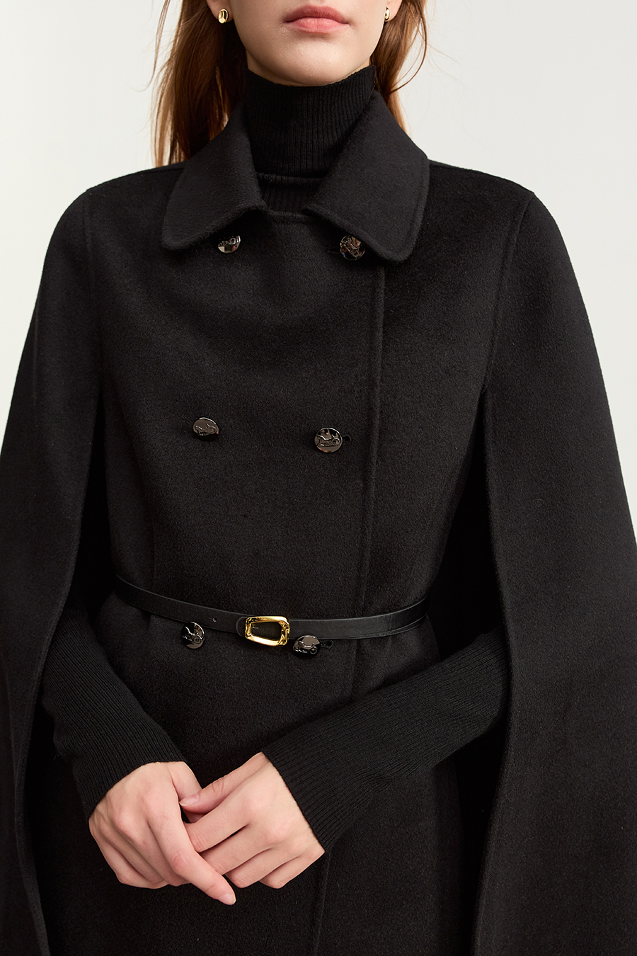 Belted Wool Double - faced Fabric|AMII-AMII.com