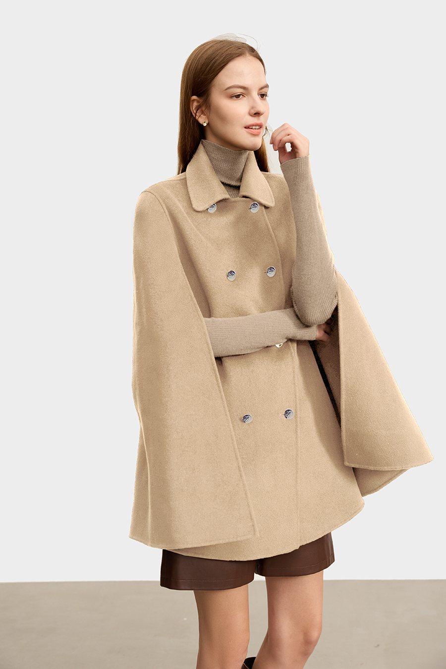 Belted Wool Double - faced Fabric|AMII-AMII.com