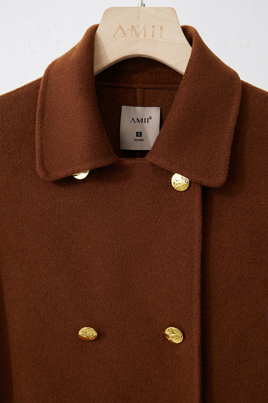 Belted Wool Double - faced Fabric|AMII-AMII.com