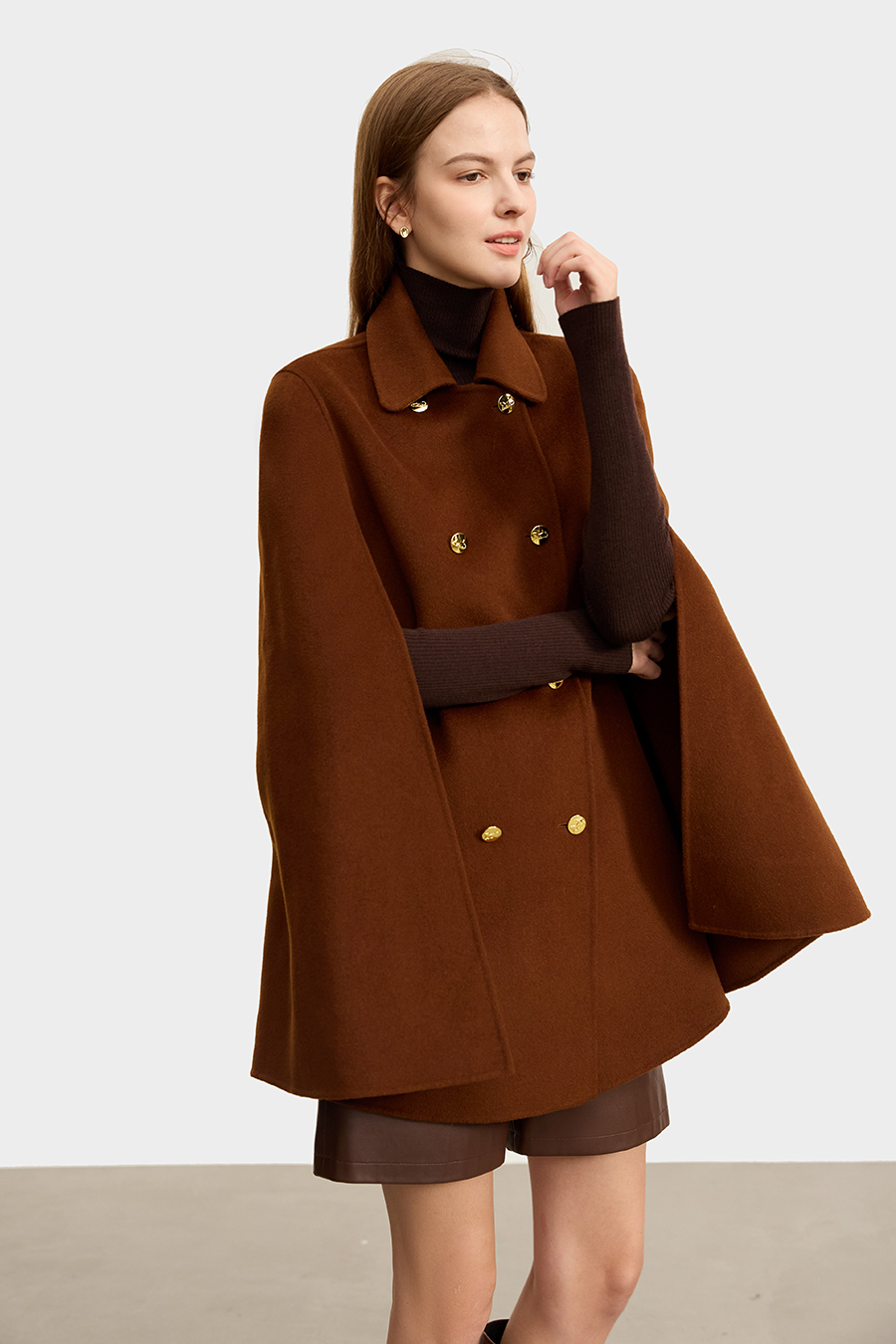 Belted Wool Double - faced Fabric|AMII-AMII.com