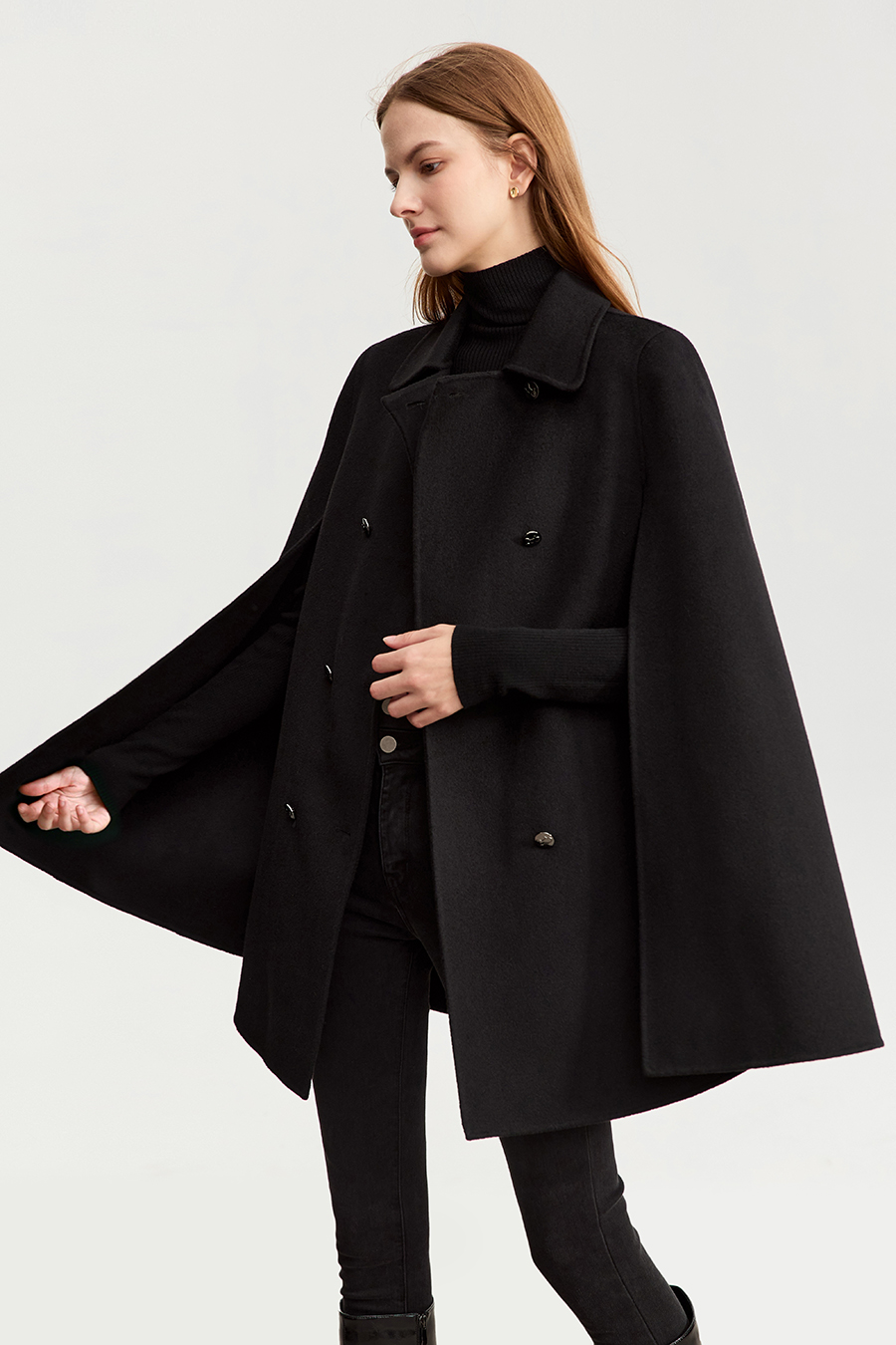 Belted Wool Double - faced Fabric|AMII-AMII.com