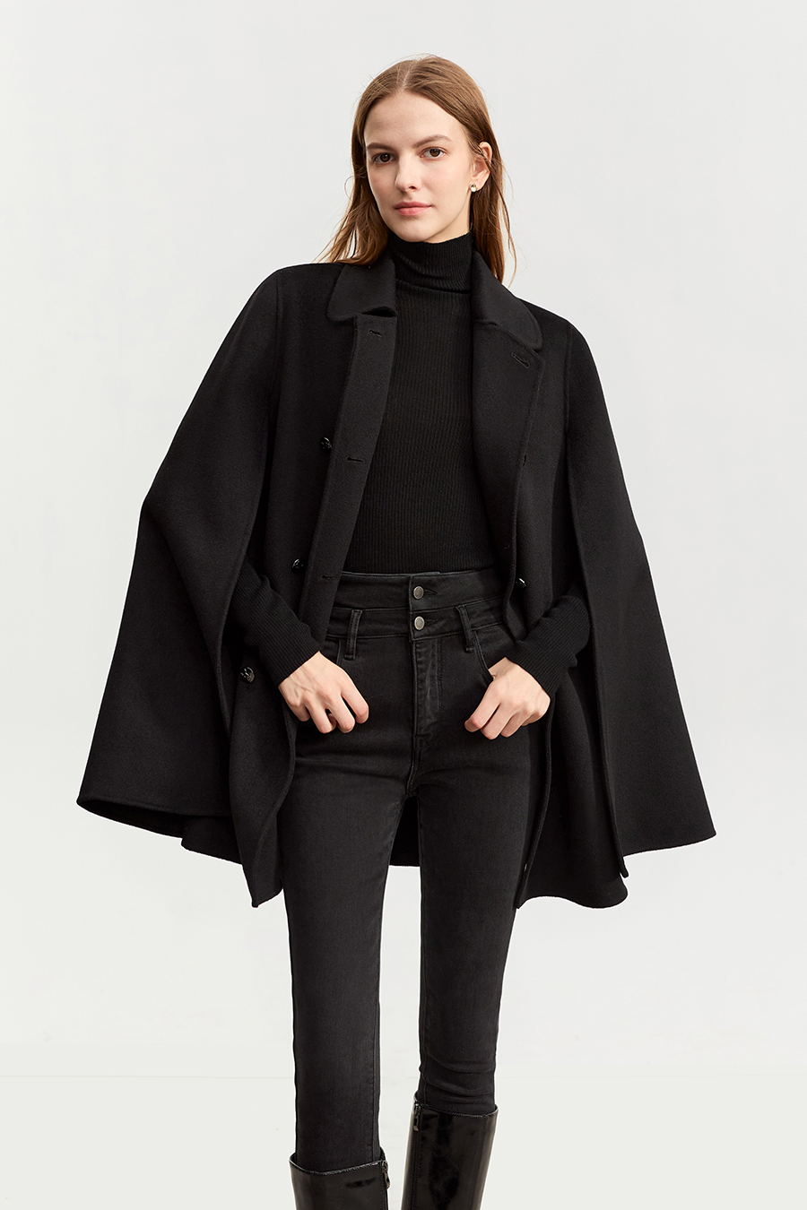 Belted Wool Double - faced Fabric|AMII-AMII.com