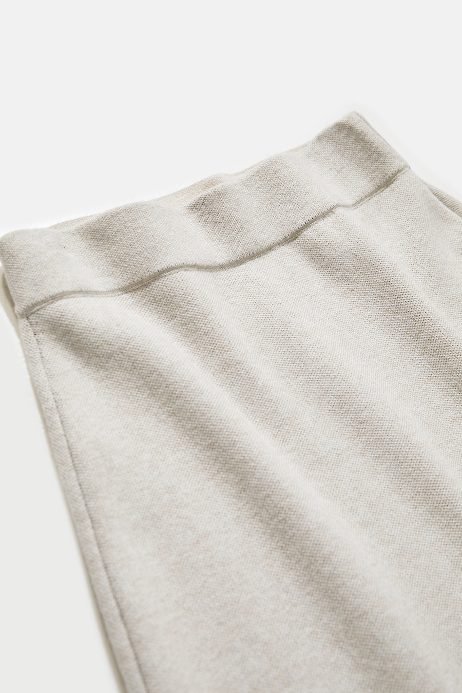 Color Block Jacquard Knit Midi Skirt|AMII-AMII.com