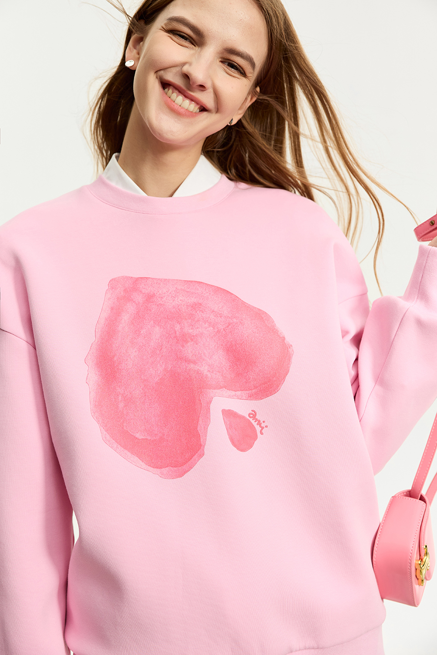 Printed Air Layer Sweatshirt|AMII-AMII.com