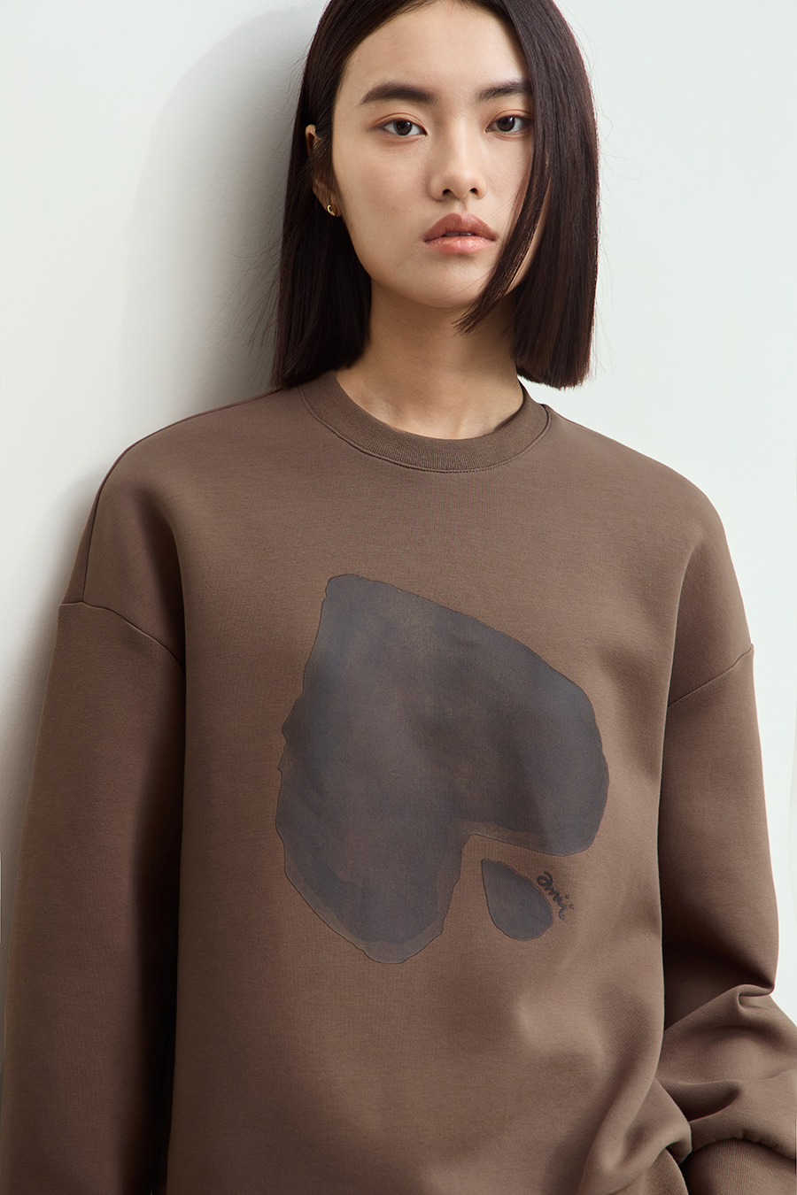 Printed Air Layer Sweatshirt|AMII-AMII.com