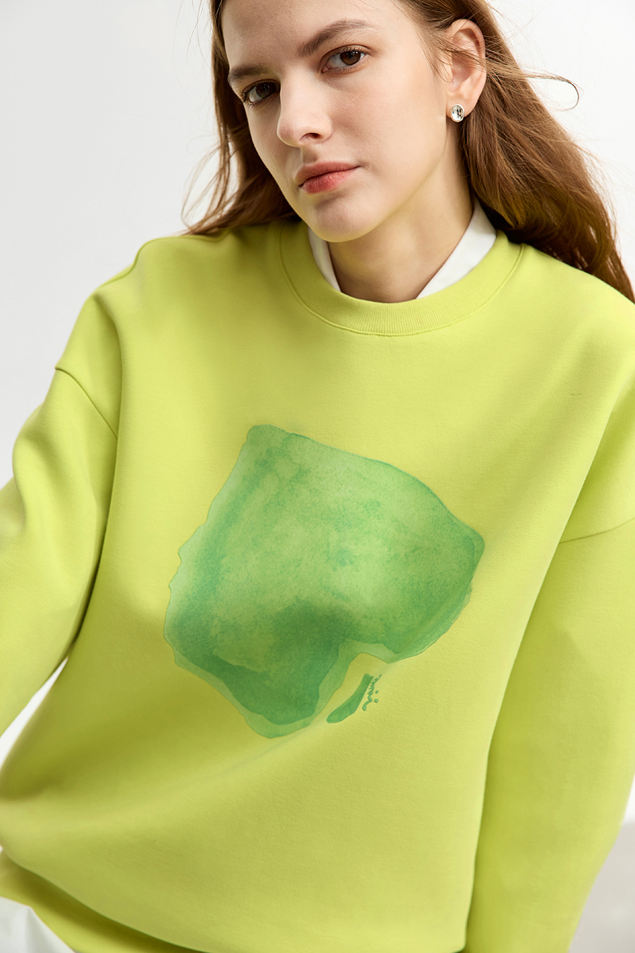 Printed Air Layer Sweatshirt|AMII-AMII.com