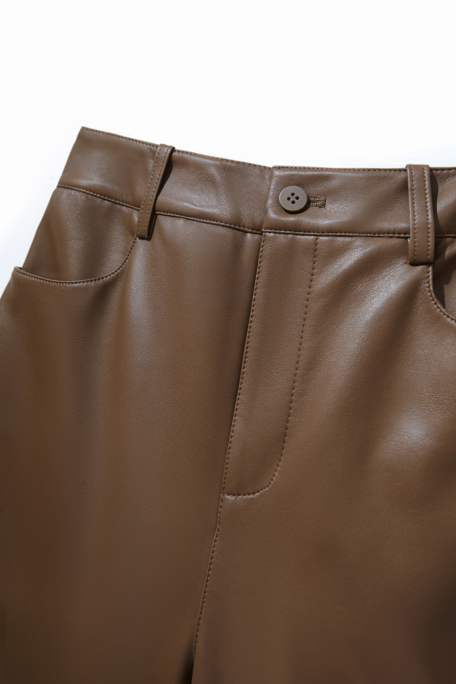 Eco - Leather Nine - pants|AMII-AMII.com