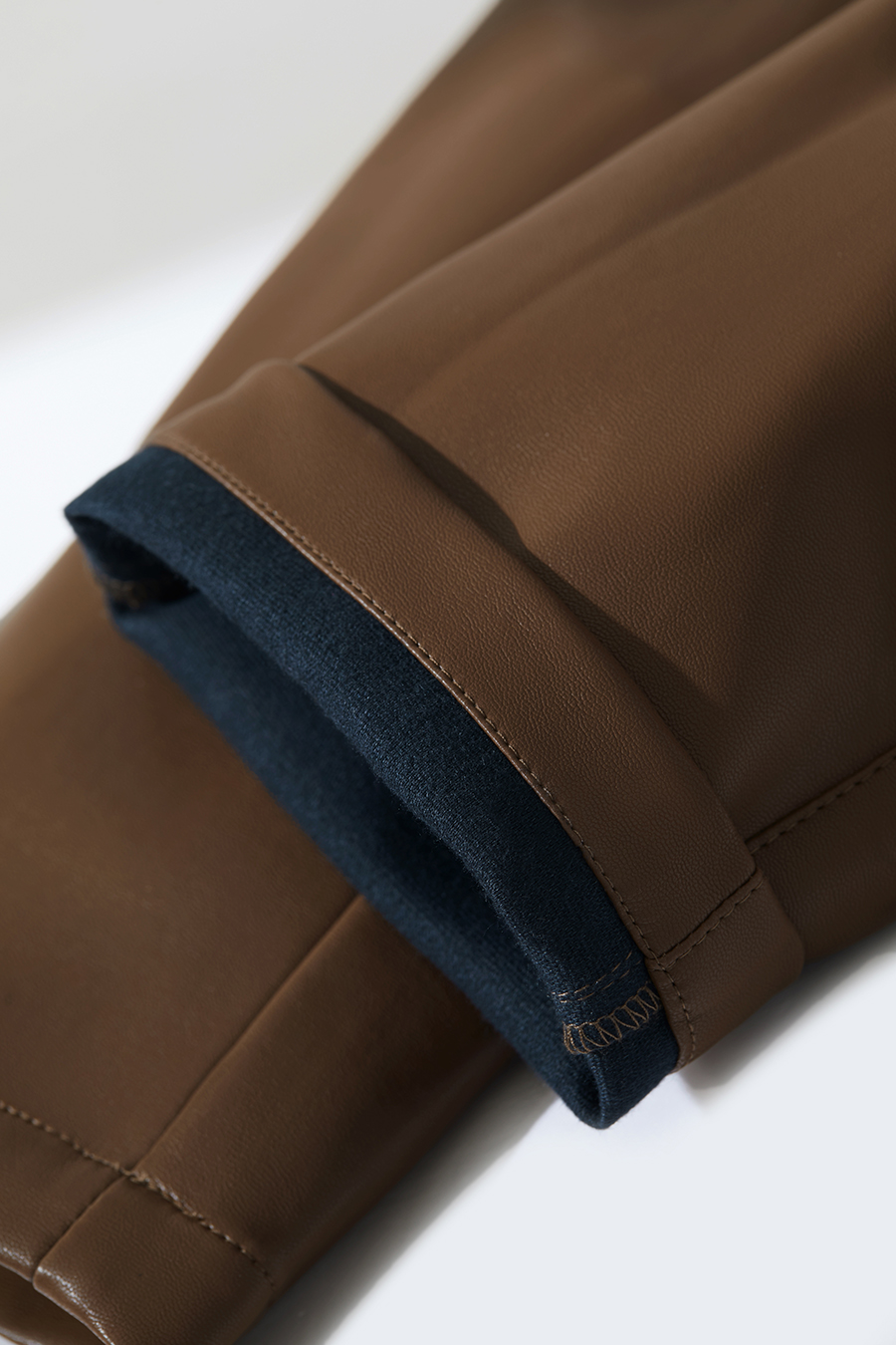 Eco - Leather Nine - pants|AMII-AMII.com