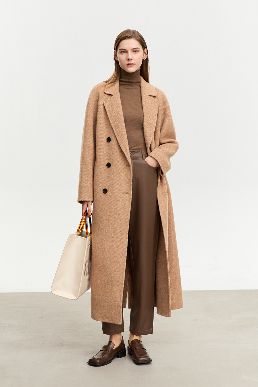 Eco - Leather Nine - pants|AMII-AMII.com