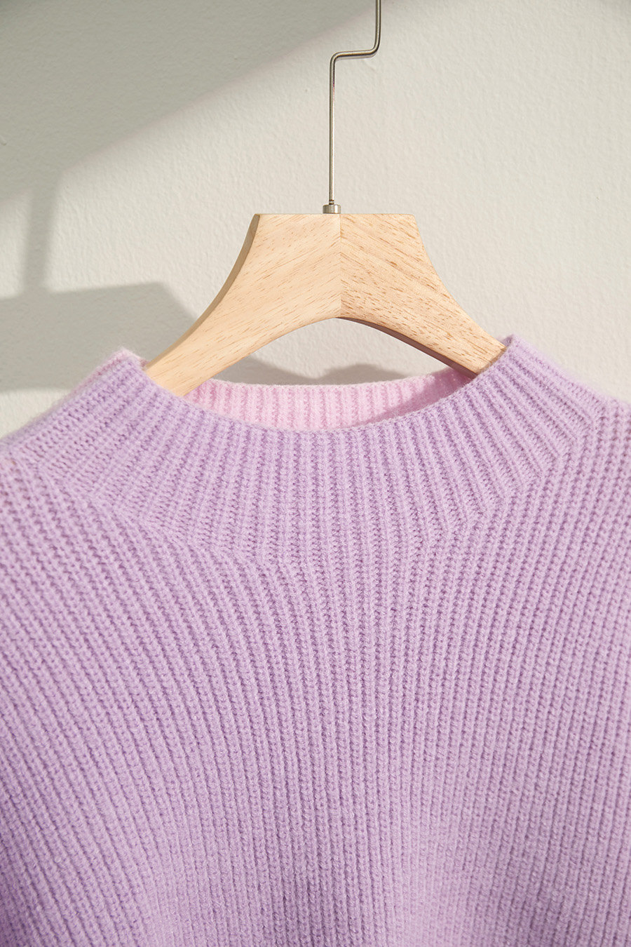 Drop Shoulder Color - block Sweater|AMII-AMII.com