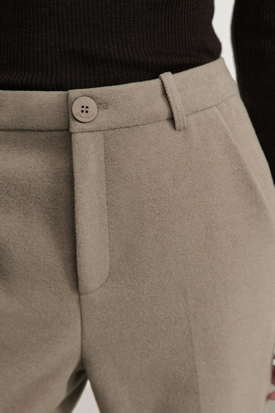 Wool Blend Nine - pants|AMII-AMII.com