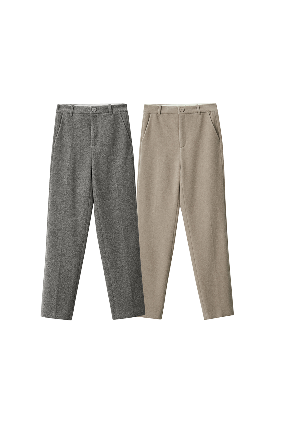 Wool Blend Nine - pants|AMII-AMII.com