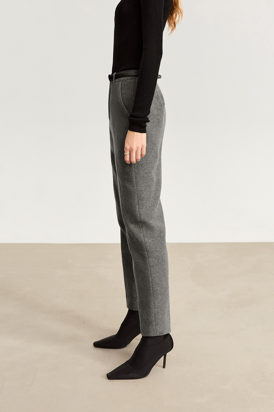 Wool Blend Nine - pants|AMII-AMII.com