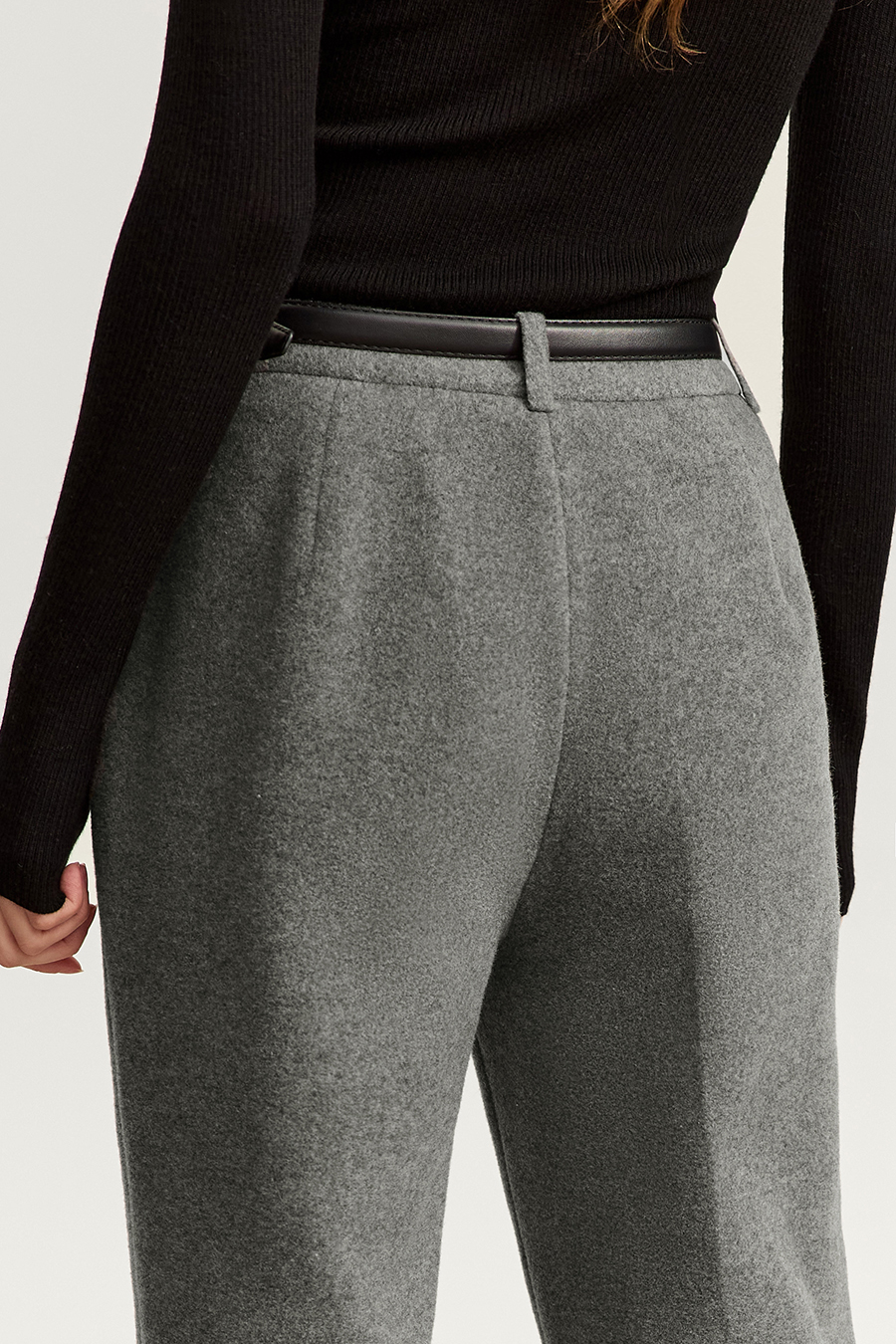 Wool Blend Nine - pants|AMII-AMII.com
