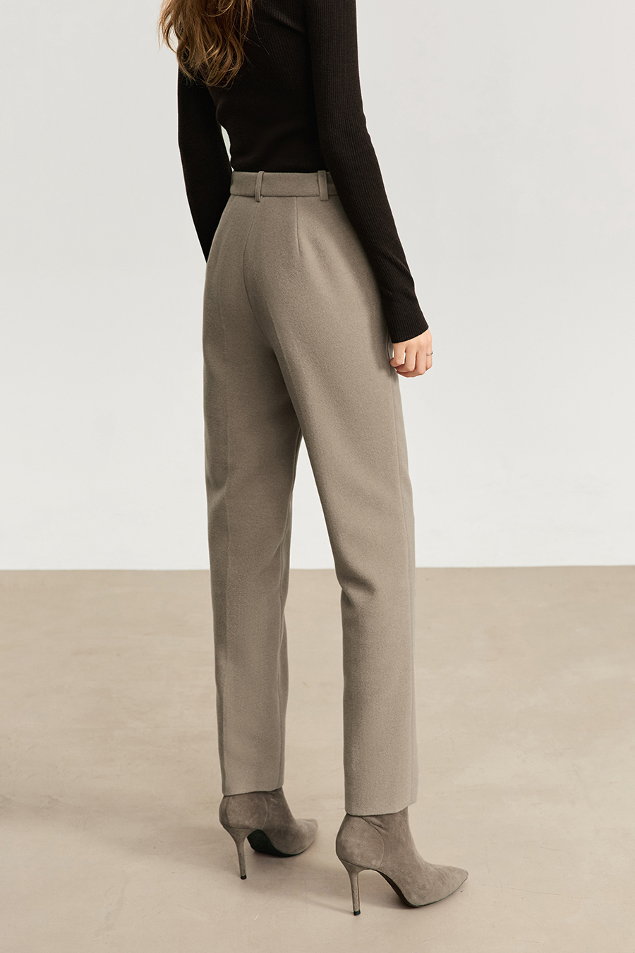 Wool Blend Nine - pants|AMII-AMII.com