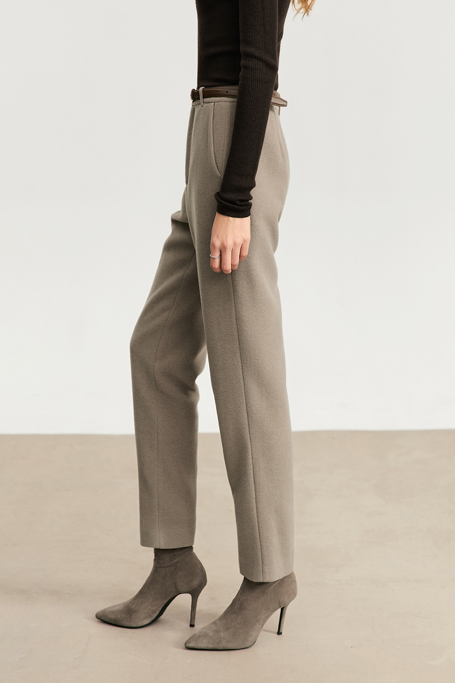 Wool Blend Nine - pants|AMII-AMII.com