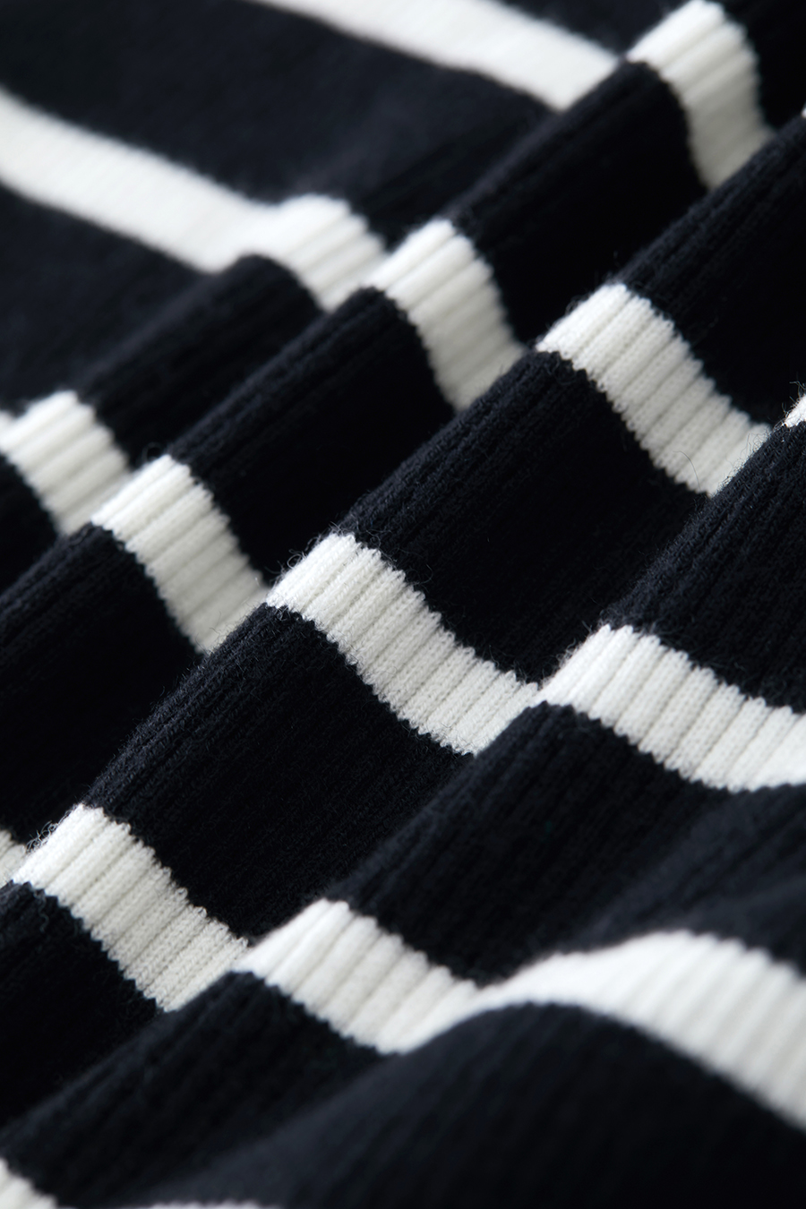 Slim Fit Striped Jacquard Sweater