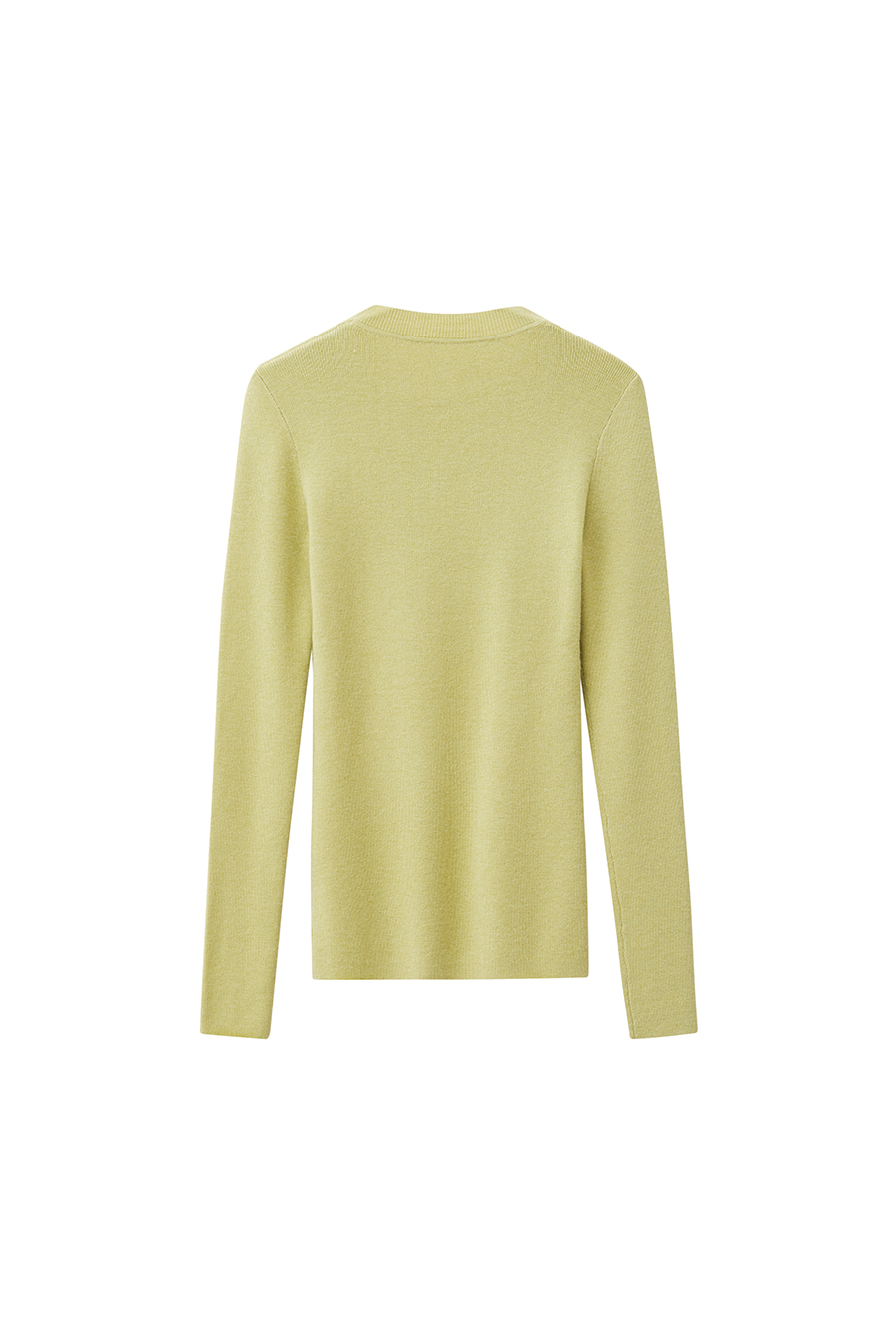 Slim Fit Versatile U-Neck Sweater|AMII-AMII.com