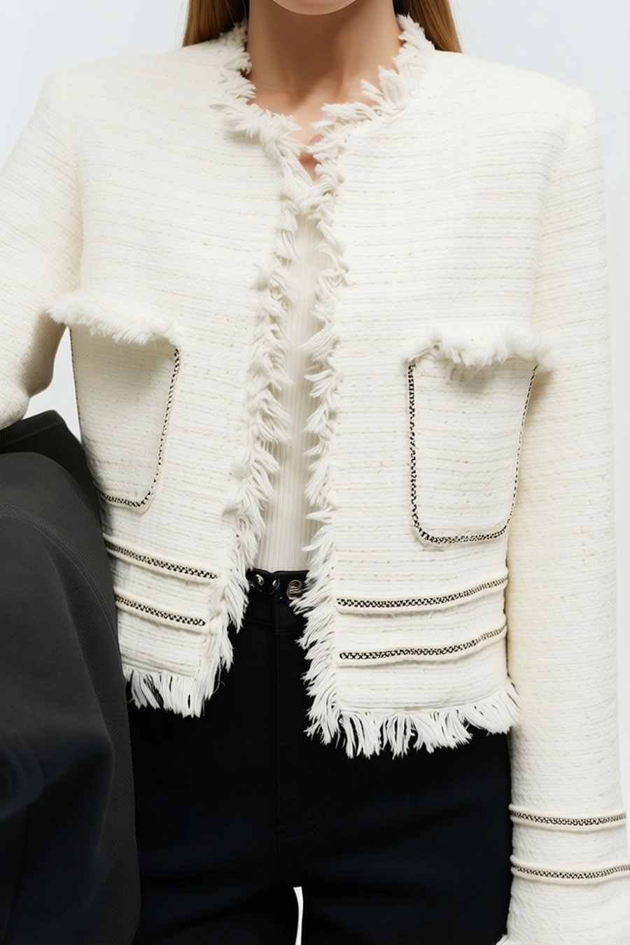 Tweed Short Elegant Coat