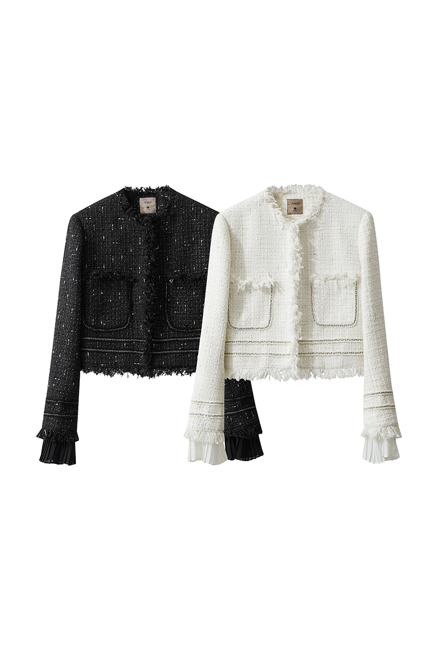 Tweed Short Elegant Coat