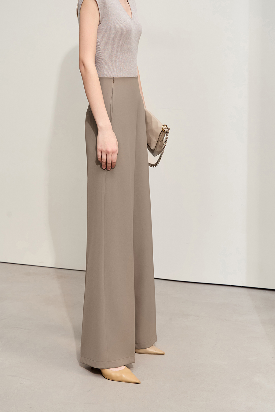 Versatile wide-leg casual trousers|AMII