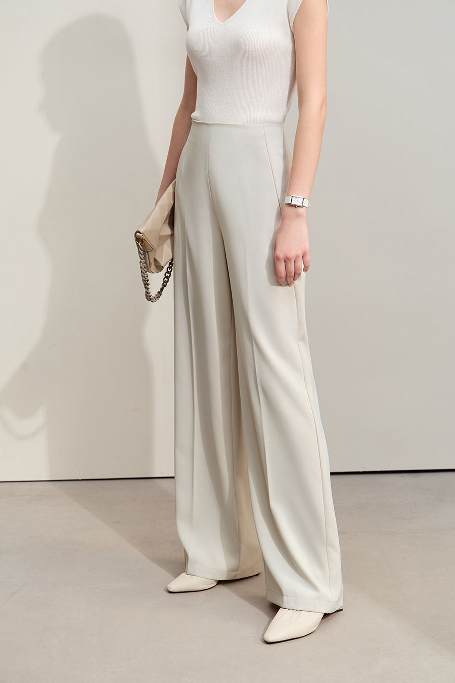 Versatile wide-leg casual trousers|AMII