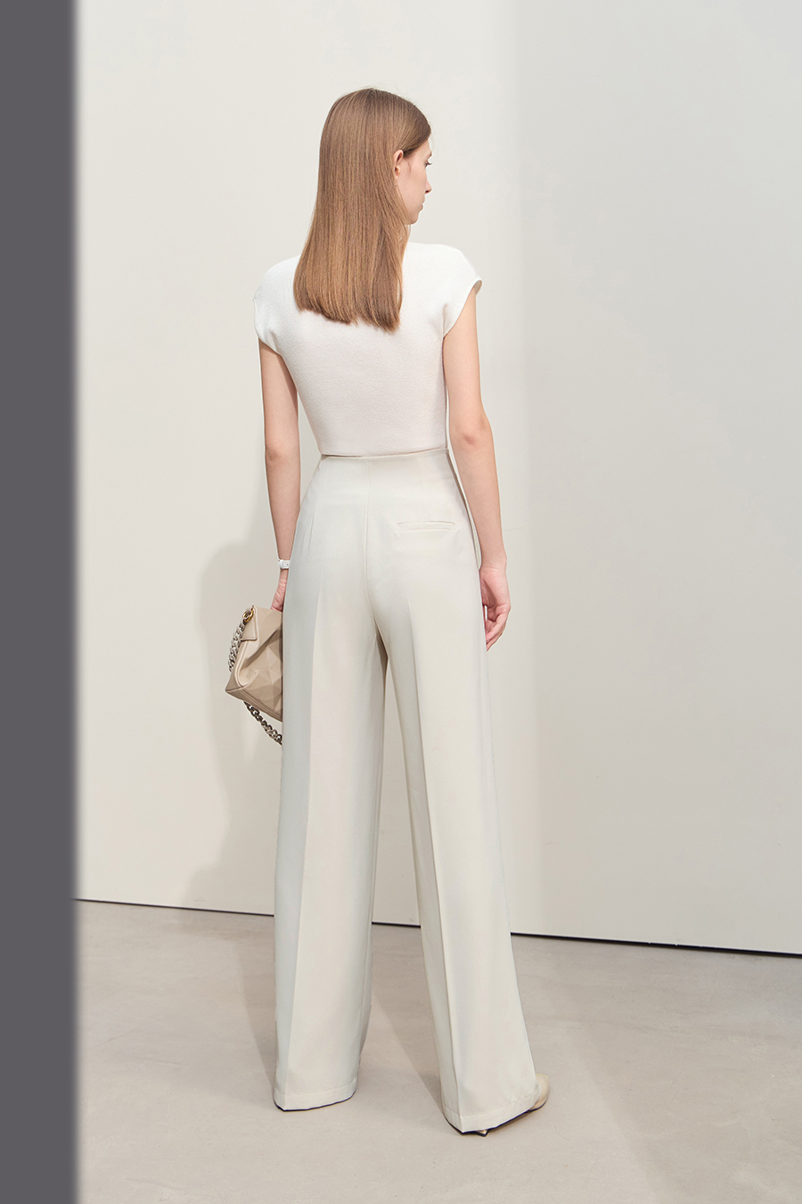 Versatile wide-leg casual trousers|AMII
