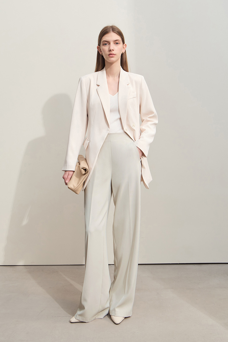 Versatile wide-leg casual trousers|AMII