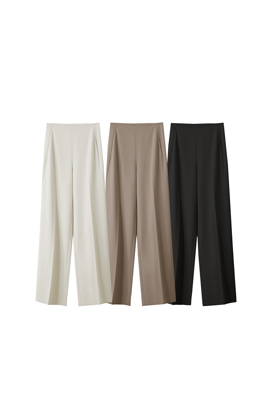 Versatile wide-leg casual trousers|AMII