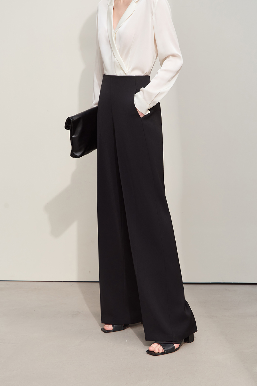 Versatile wide-leg casual trousers|AMII