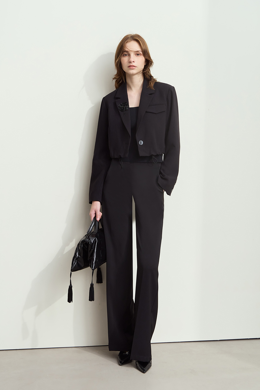 Versatile wide-leg casual trousers|AMII
