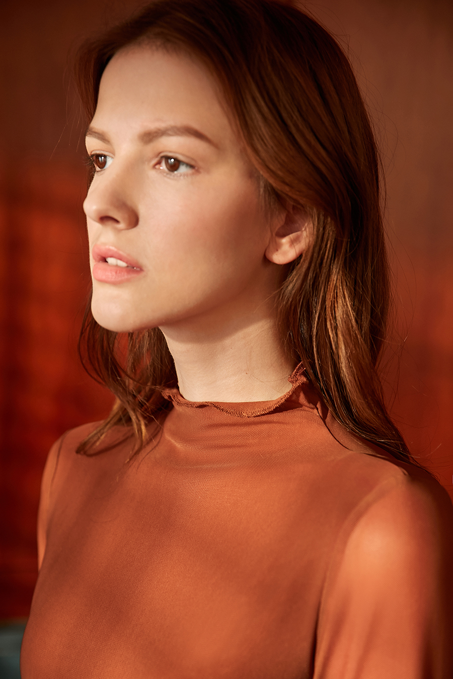 Slim Fit Sheer Mesh T - Shirt|AMII-AMII.com