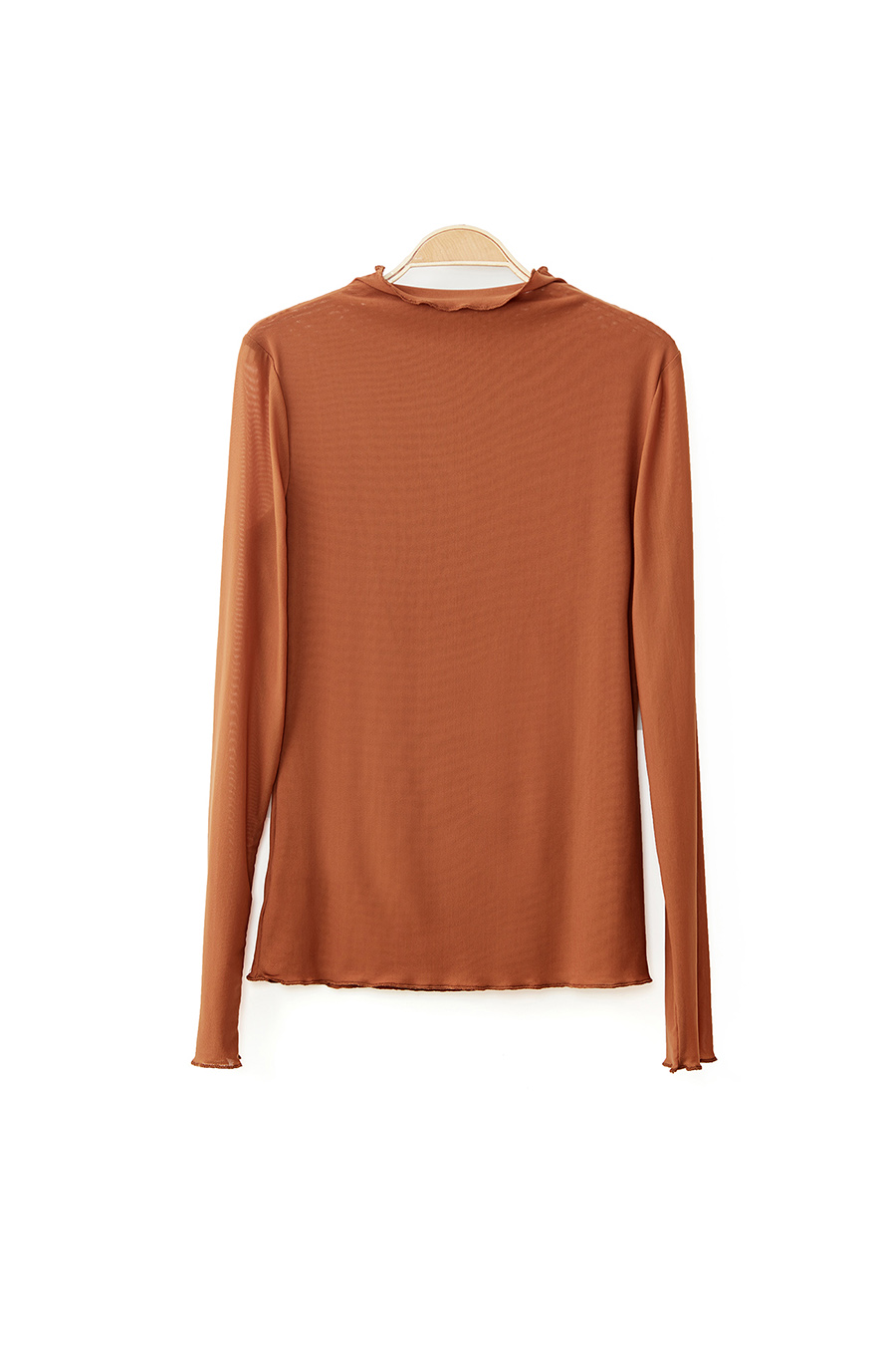 Slim Fit Sheer Mesh T - Shirt|AMII-AMII.com