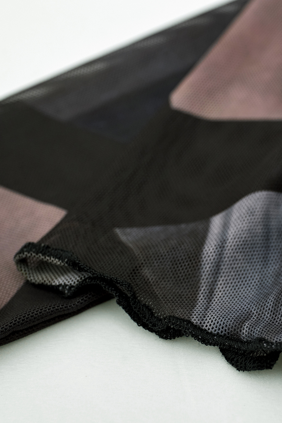 Slim Mesh Printed T - Shirt|AMII-AMII.com