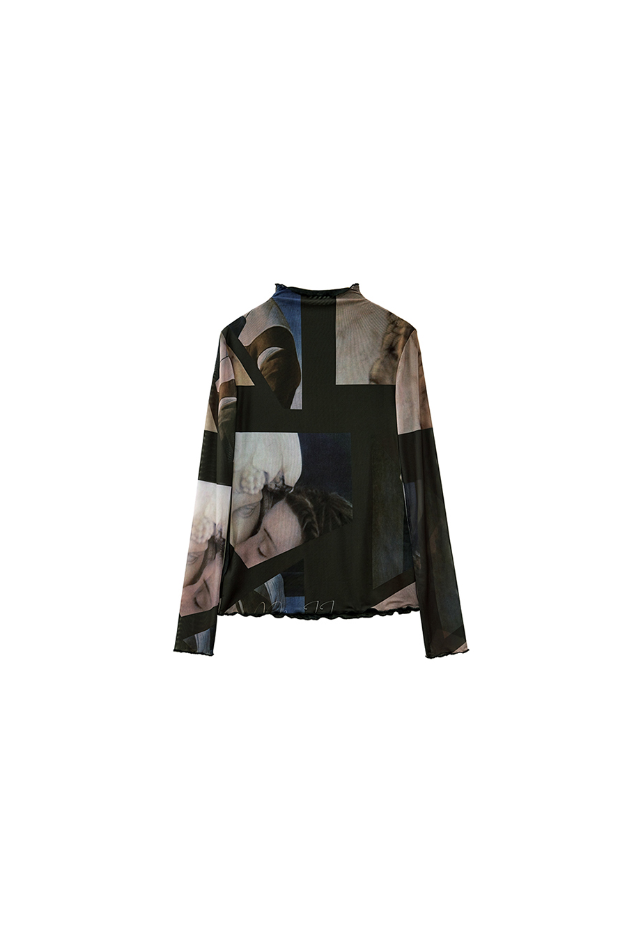 Slim Mesh Printed T - Shirt|AMII-AMII.com