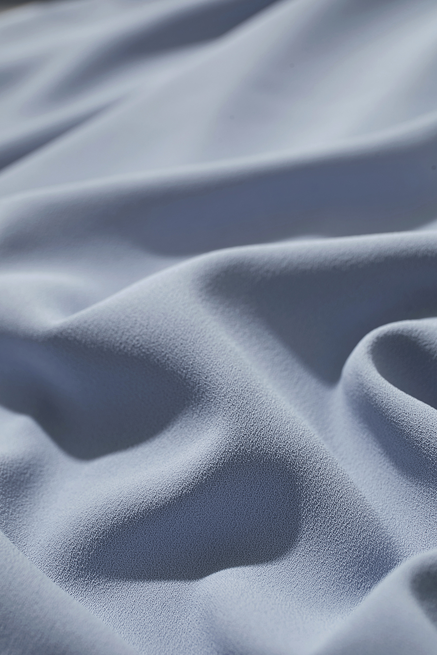 Pleated V-neck Tie Shirt