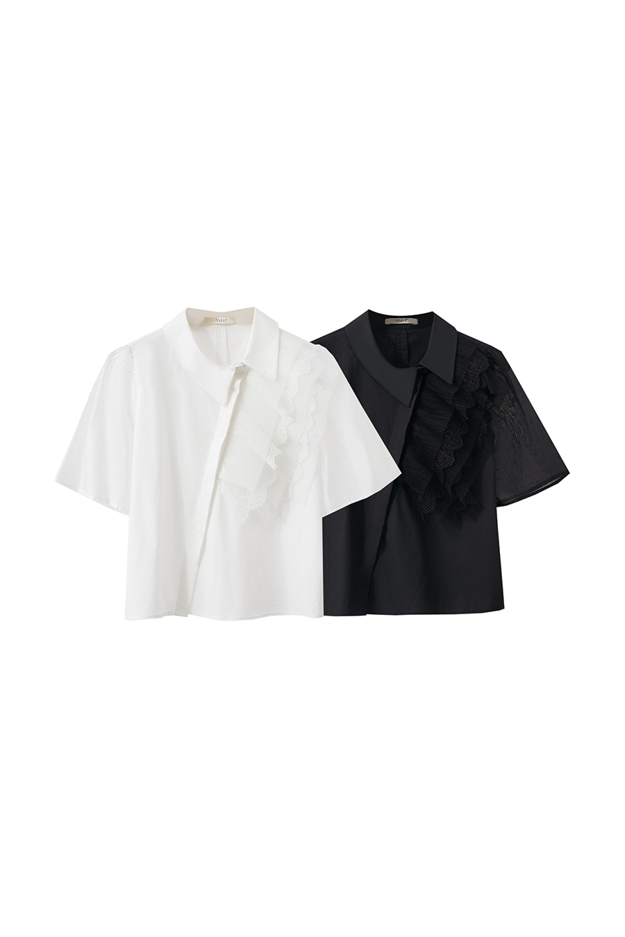 Cotton Tencel Splicing Shirt