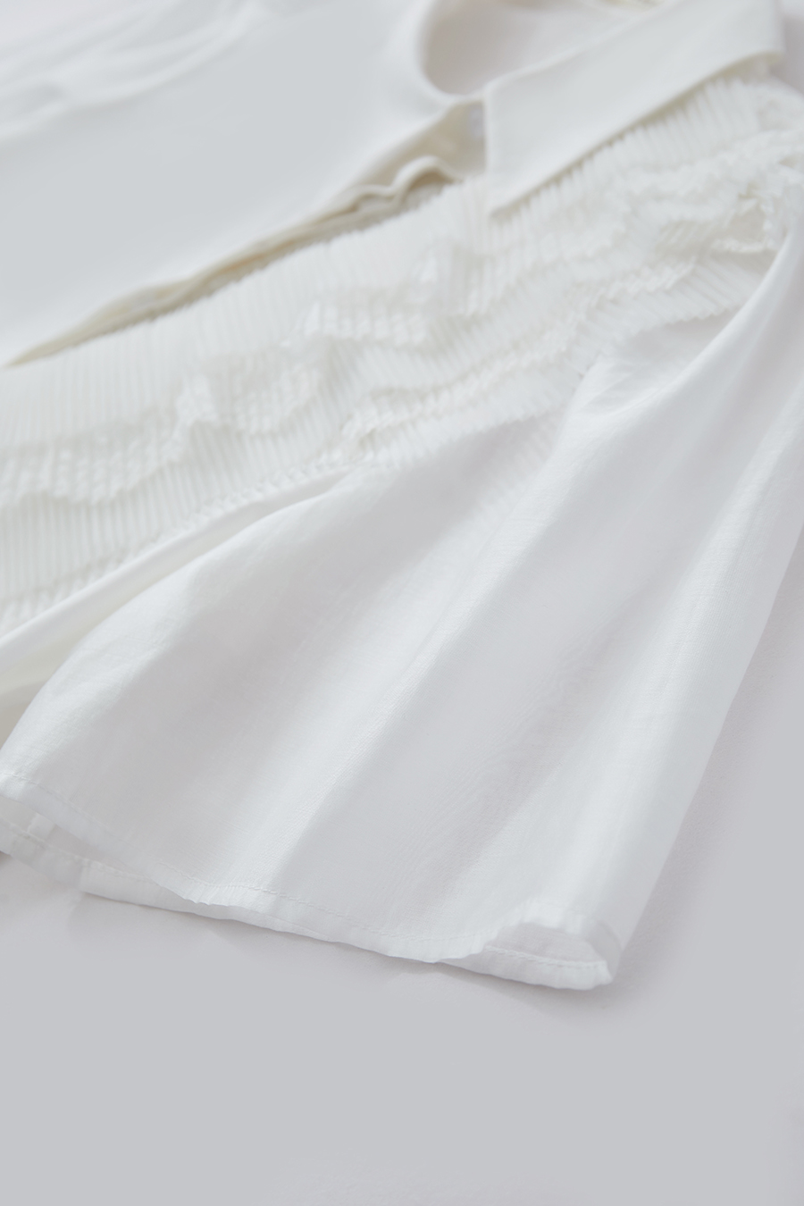 Cotton Tencel Splicing Shirt