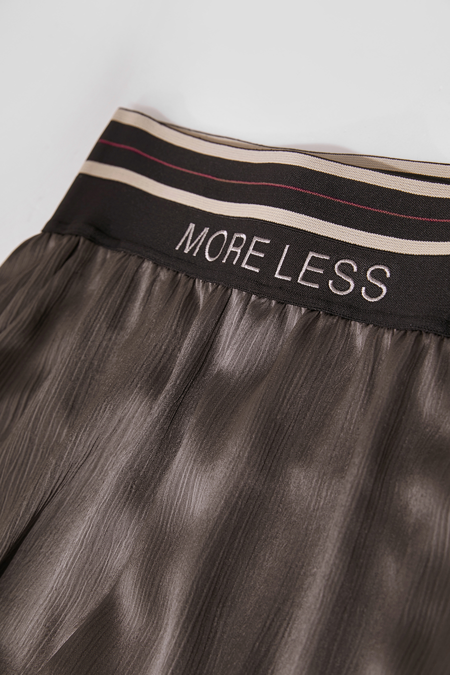 Satin Wide Leg Casual Pants