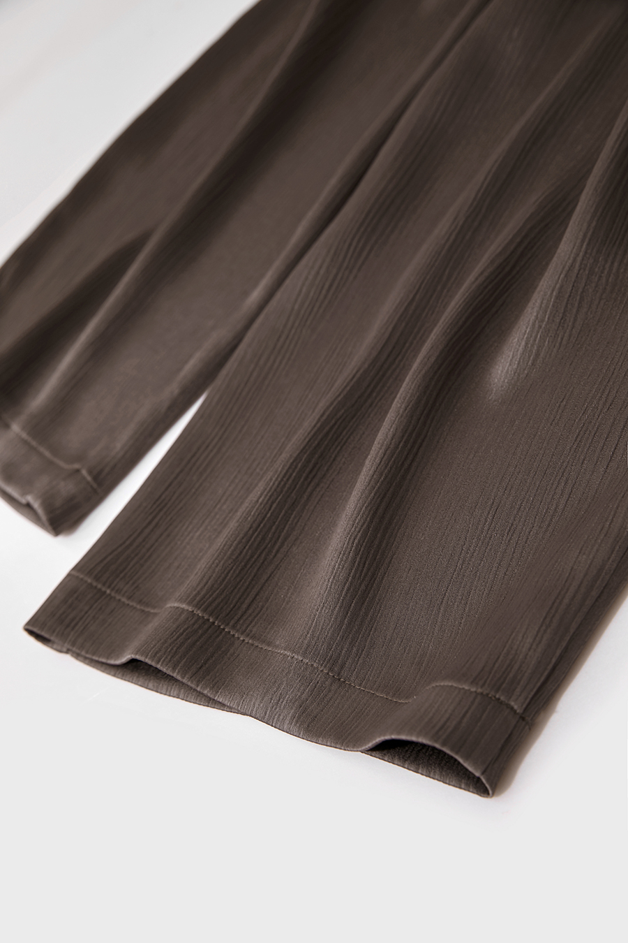 Satin Wide Leg Casual Pants