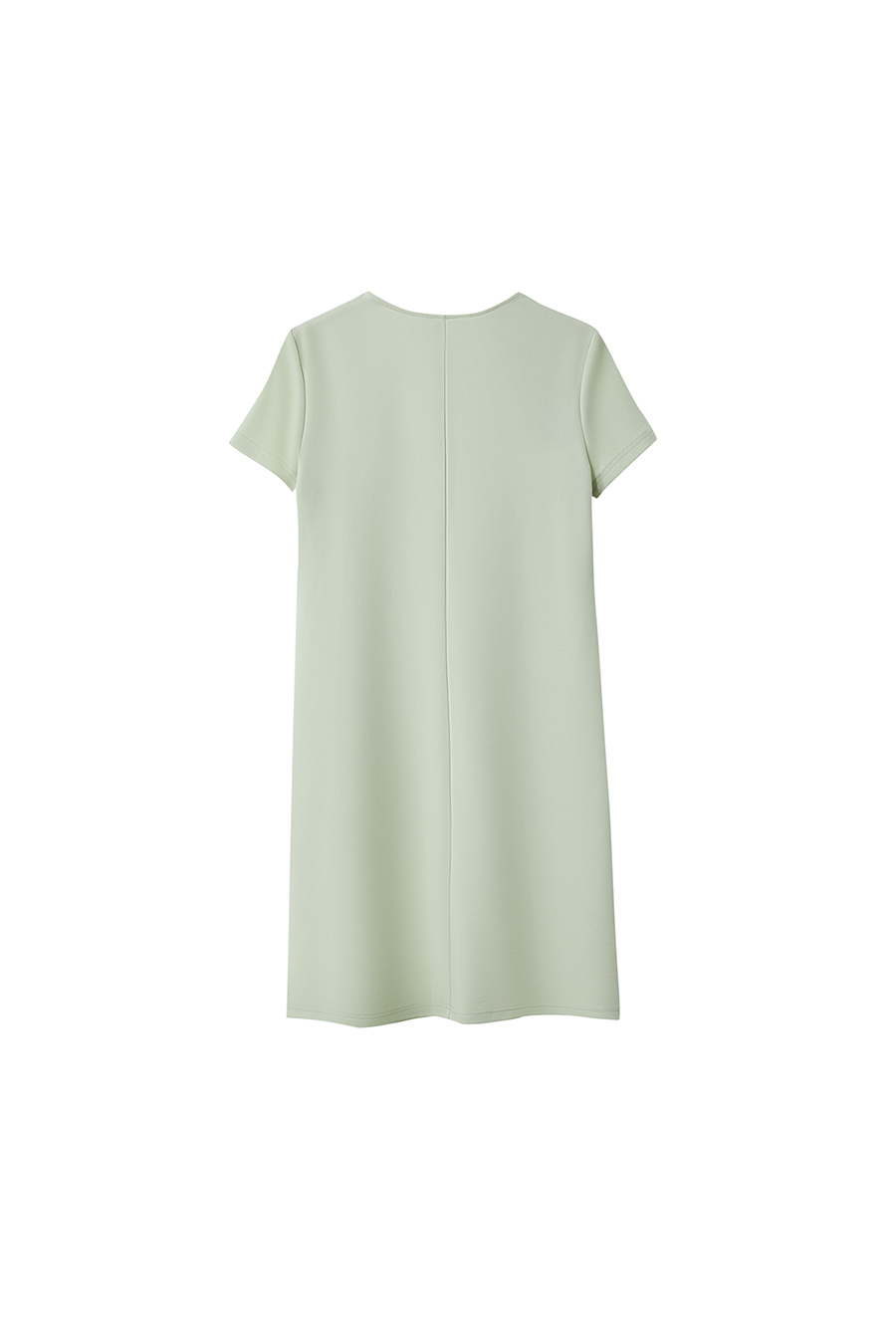 Placket-front slight-stretch dress|AMII