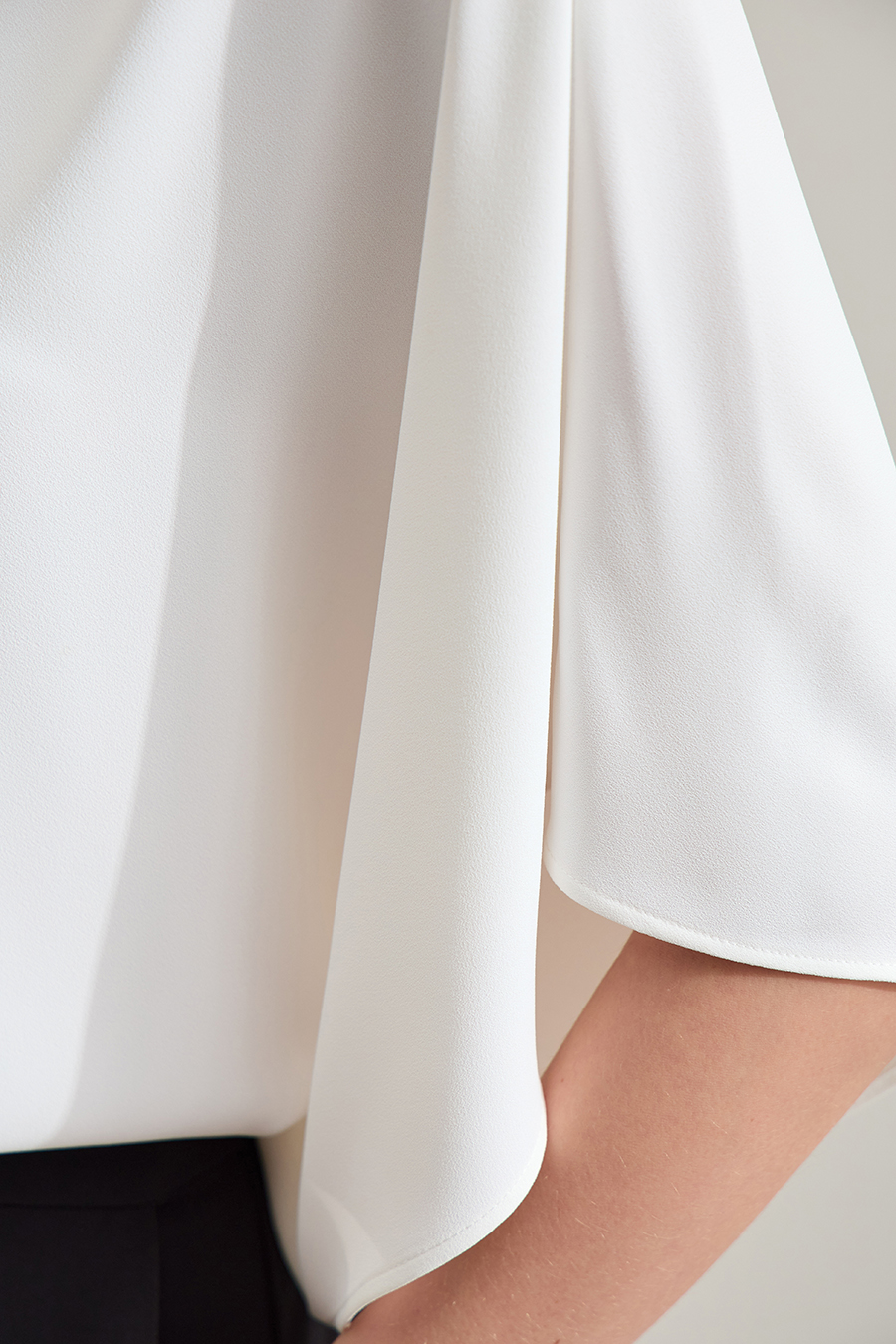 Asymmetric Chiffon Blouse