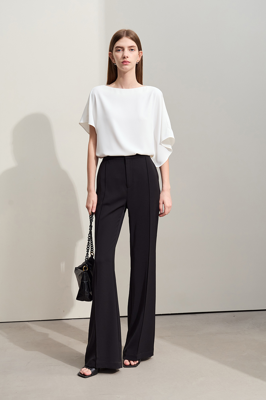 Asymmetric Chiffon Blouse