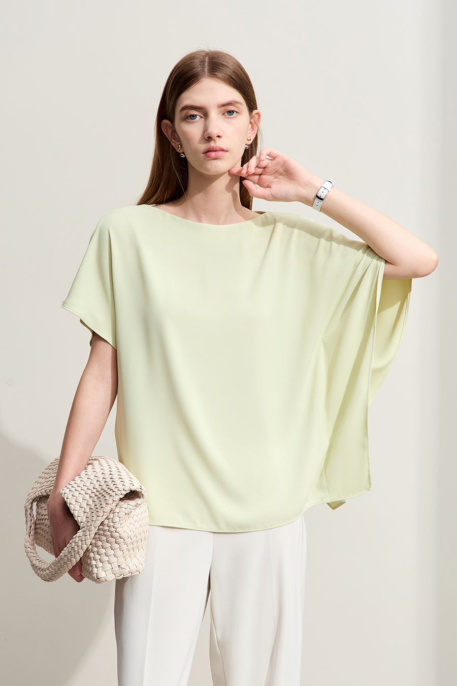 Asymmetric Chiffon Blouse